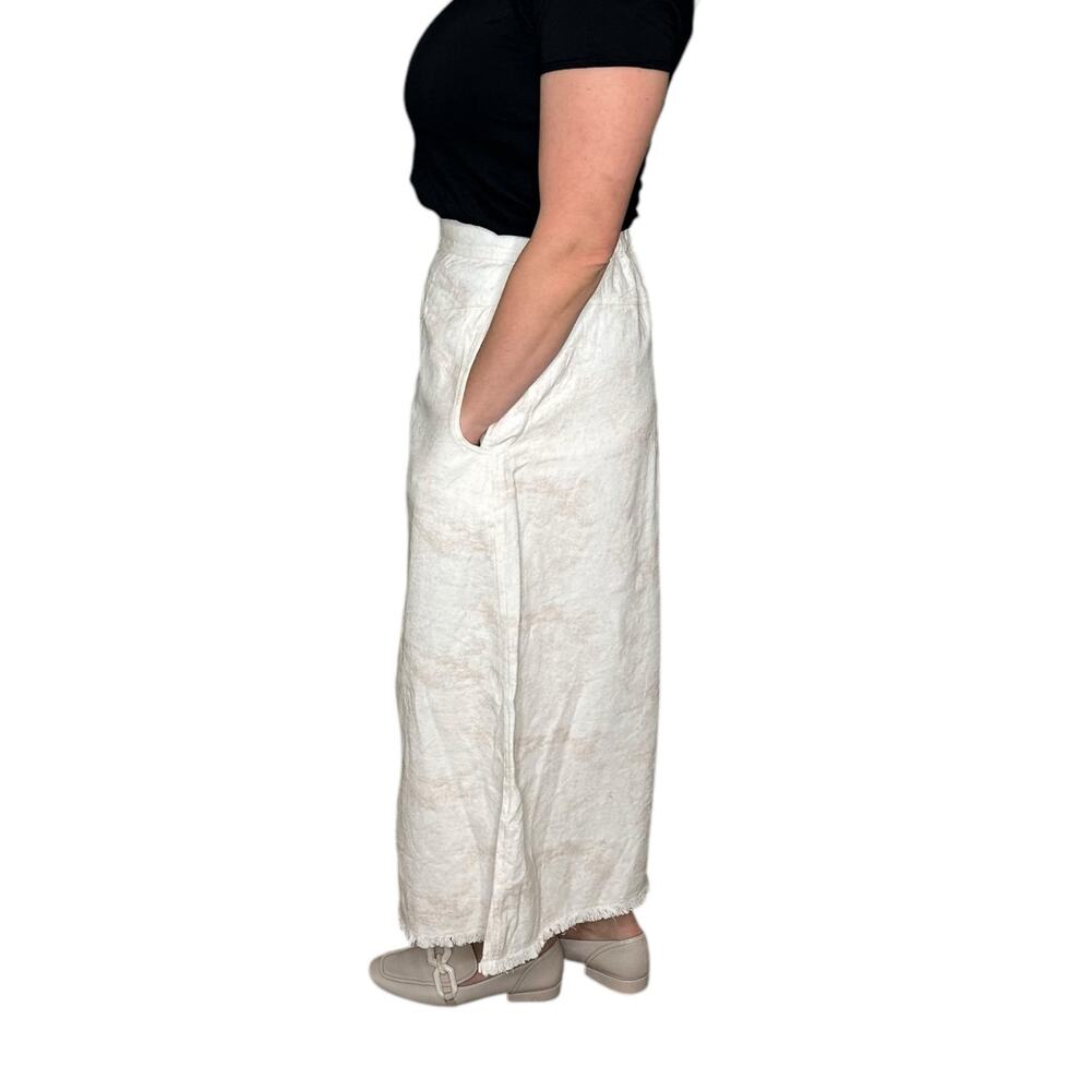 SEA NEW YORK Marble Denim Skirt Cream Tan White Women's Size 4 NWT Zip Front - Picture 3 of 11